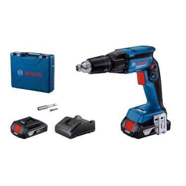 Imagem de Parafusadeira Bosch P/Drywall C/2Bat 18V 2Ah+Maleta Gtb
