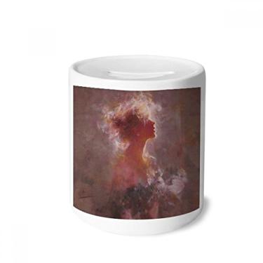 Imagem de DIYthinker Clair De Lune XJJ Oil Painting Money Box Ceramic Coin Case Piggy Bank Gift