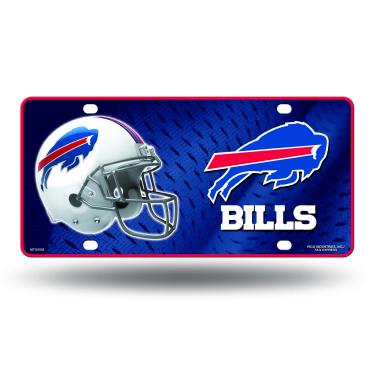 Imagem de Placa de licença de metal NFL Buffalo Bills