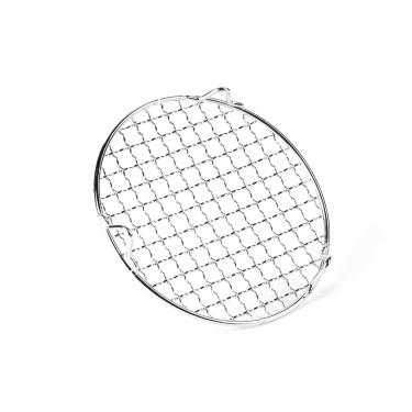 Imagem de BeBeeQ Rack de resfriamento redondo com pernas para churrasco de aço inoxidável multiuso para fritadeira a ar e máquina de lavar louça, panela instantânea, 180 mm