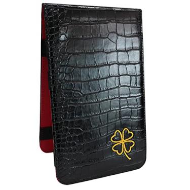 Imagem de Capa de Jardas de Pontuação de Golfe Acessórios de Golfe Lembrança Titular de Pontuação de Golfe, Preto