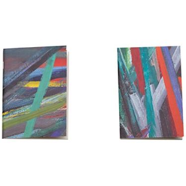 Imagem de Wrapped Cadernos genius de acrílico em tela de bolso, 10 x 15 cm, conjunto de 2