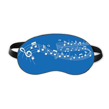 Imagem de Blue Dancg Music 5-le Staff Sleep Eye Shield Capa para sombra noturna macia