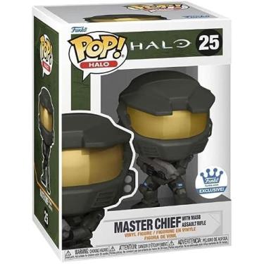 Imagem de Funko POP! Halo | Master Chief – 25 | 20th Anniversary Funko Exclusive Protector and Box Include
