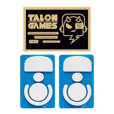Imagem de TALONGAMES Patins de mouse super rápidos da série 3D compatíveis com Logitech G Pro X Superlight Gaming Mouse Feet Replacement PTFE Padrão 3D Low Friction Pro Performance Upgrade