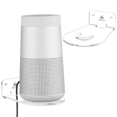 Imagem de TXEsign Prateleira flutuante para alto-falante Bose SoundLink Revolve Bluetooth, prateleira de parede acrílica, suporte para alto-falante Bose SoundLink Revolve (Série II) (transparente)