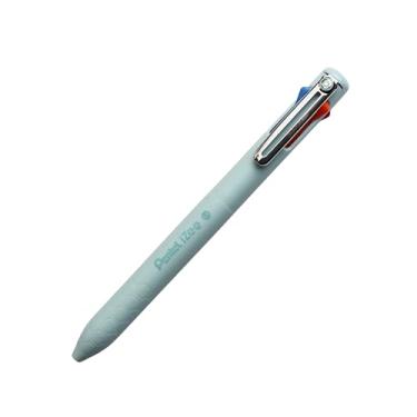 Imagem de Pentel Caneta Esferográfica iZee 1.0mm 4 Cores Tintas Laranja Rosa Roxo e Azul Claro Corpo Azul Claro SM/BXC470LC