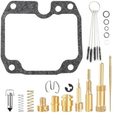 Imagem de Kit de reposição para carburador Kawasaki Bayou 220 KLF220A KLF220 1988 1989 1990 1991 1992 1993 1994 1995 1996 1997 1998 1999 2000 2001 2002 Conjunto de reparo de carburador