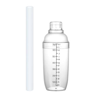 Imagem de WeiLaiKeQi Coqueteleira de medição transparente, kits de bartender, misturador de chá, gelo profissional, ferramenta de bar para viagens, bar e festa