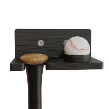 Imagem de Suporte 2 em 1 para Taco e Bola de Baseball - Modelo Exclusivo e Funcional