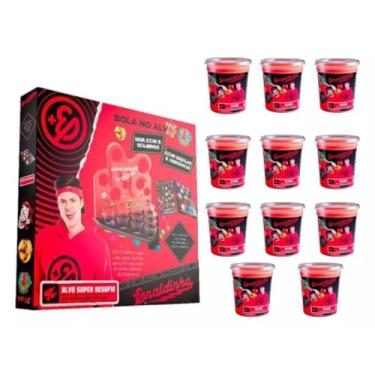 Imagem de Lojas Q2 Enaldinho Kit Jogo Bola No Alvo com 11 Slimes Gelástica