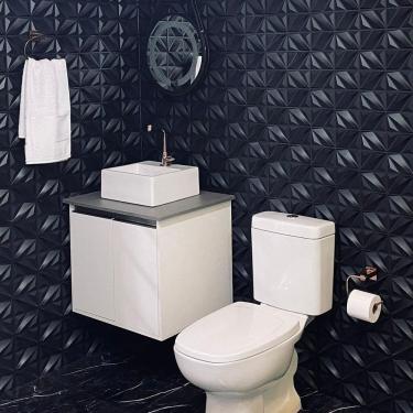 Imagem de Kit Vaso Sanitário Monaco com Caixa Acoplada Branco