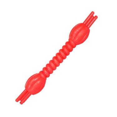 Imagem de Brinquedo Furacão Pet Bastão Torcido de Borracha Maciça Vermelho para 