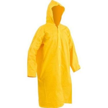 Imagem de Capa de chuva amarela impermeável pvc epi - Eqpro, XG