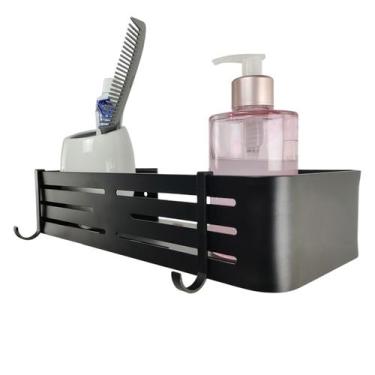 Imagem de Suporte Porta Shampoo Prateleira Banheiro Box Utensilios Sabonete Casa