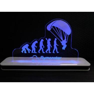 Imagem de Luminária Decorativa com LED Parapente - Hobbies do Ofício, Branco