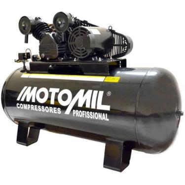 Imagem de Compressor de Ar Profissional 40 Pés 350L 10HP 220/380V Trif - MOTOMIL