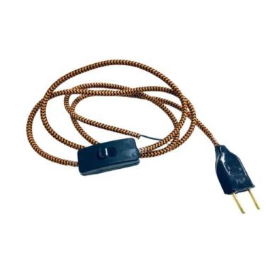 Imagem de Instala Rabicho Tecido C Interruptor Abajur 1,50mt + Tomada - Immediat