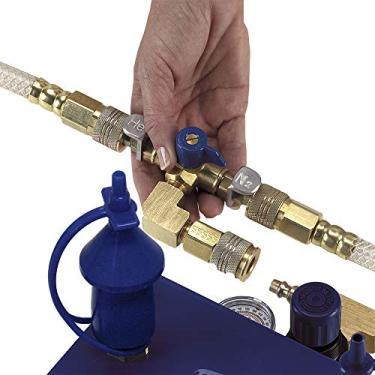 Imagem de Conwin Acessório de inflador de balão com interruptor rápido de hélio/nitrogênio, médio, multicolorido