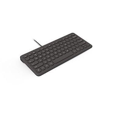 Imagem de Zagg Teclado Connect 12C – Teclado de mesa compacto tipo C com fio – Compatibilidade universal com Windows, ChromeOS, Android, iOS, macOS, iPadOS – Experiência de digitação otimizada – Design ecológico