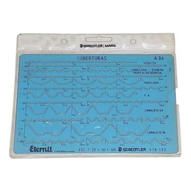 Imagem de Gabarito Staedtler Coberturas Eternit A 04 Trident