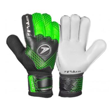 Imagem de Luva de Goleiro Futebol de Campo Training Focus Poker, 8, Preto, Verde