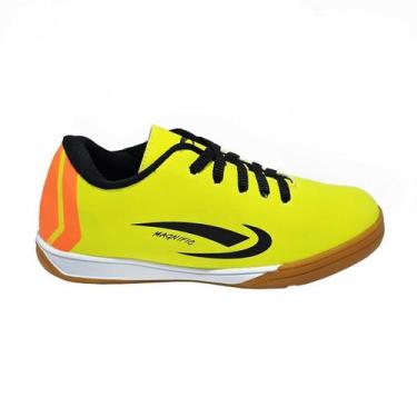 Imagem de Chuteira Infantil Magnific Futsal Society Nid Feet - Amarela, Homem, C