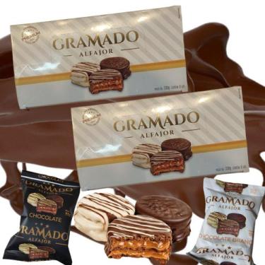Imagem de Alfajor Gramado - 2 Caixa com 6 Unidades - Recheio Triplo - Gramado Al
