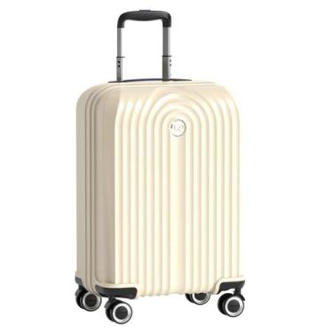 Imagem de Mala De Viagem Bordo Pequena Rodinhas 360 Original Up4you, Branco, Mf1