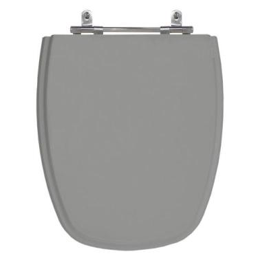 Imagem de Assento Laqueado Monte Carlo Cinzavip Escuro Tampa Vaso Deca - Sicmol