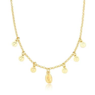 Imagem de Colar Café Infantil Revestido em Ouro - VL ACCESSOIRES