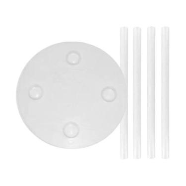 Imagem de BASE DE SUSTENTAÇÃO (25 cm) + 4 VARINHAS PARA BOLO BLUE STAR