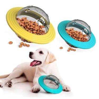 Imagem de Comedouro Interativo Cachorro Gato Pet Disco Voador Brinquedo - Attus
