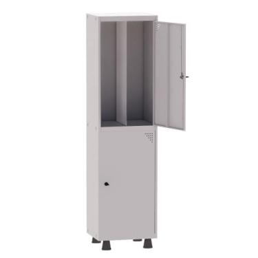 Imagem de Armário Guarda Volume Locker Roupeiro Insalubre 1 Vãos 02 Portas GRP50