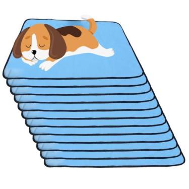 Imagem de 12 Tapetinhos Macios para Dormir Pet Antipulgas Antipulgas 200 Lavagen