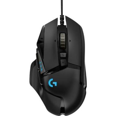 Imagem de Mouse gamer logitech g502 hero rgb preto - 910-005550