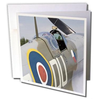 Imagem de 3dRose WA, Arlington Fly-in, avião da Segunda Guerra Mundial - US48 WSU1389 - William Sutton - Cartões comemorativos, 15 x 15 cm, conjunto de 6 (gc_97063_1)