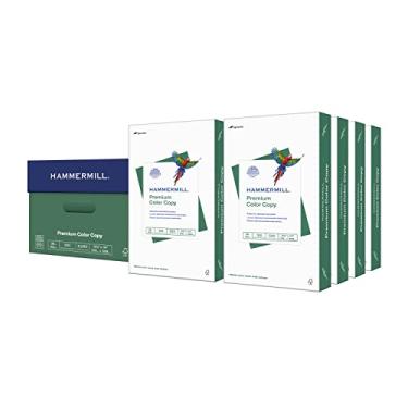 Imagem de Hammermill Papel para impressora, cor premium, papel de cópia de 12,7 kg, 8,5 x 14-100 brilhante, feito nos EUA, 102475-8 resmas (4.000 folhas)