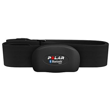 Imagem de POLAR Sensor de frequência cardíaca Bluetooth H7 e rastreador de atividades (preto, médio/2GG)