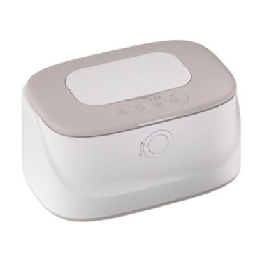 Imagem de Almencla Aquecedor de lenços umedecidos para bebês, aquecimento rápido, silencioso, 3 controles de temperatura, dispensador de lenços umedecidos, grande