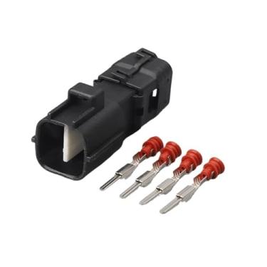 Imagem de 1 Conjunto De Conector De Cabo Fêmea Macho Ts De 4 Pinos, Pedal Traseiro Sen */sor Plug Para 6188-0472 6189-0685(Male)