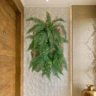 Imagem de 6 Samambaias Artificiais Verdes Para Decoração de Arranjos e Centro de