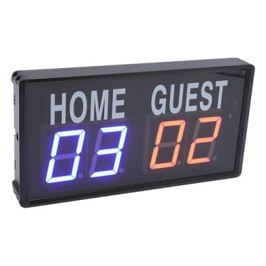 Imagem de Placar Eletrônico de Basquete Com Controle Remoto, Placar Digital para Basquete, Goleiro Portátil, Placar de Mesa para Jogos, Placar Eletrônico Alimentado por Bateria (US)