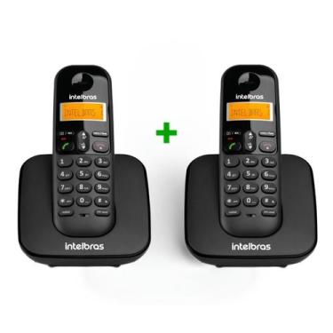 Imagem de Kit Telefone sem Fio Intelbras TS-3110 Base Dect 6.0 GHz, Preto