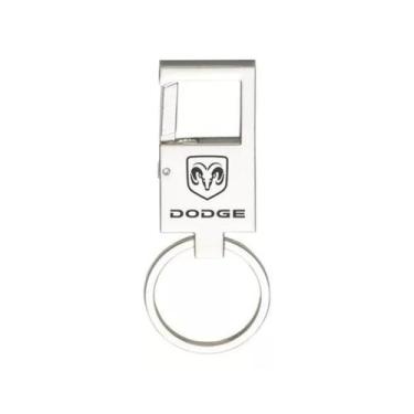 Imagem de Chaveiro Metal Espelhado Mosquetão Para Dodge Ram - E - LUALKI STORE L