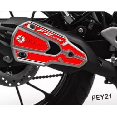 Imagem de Adesivo Protetor  De Escapamento Resinado Yamaha Fz 25 Pey21 - Resitan