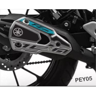 Imagem de Adesivo Protetor  De Escapamento Resinado Yamaha Fz 25 Pey05 - Resitan