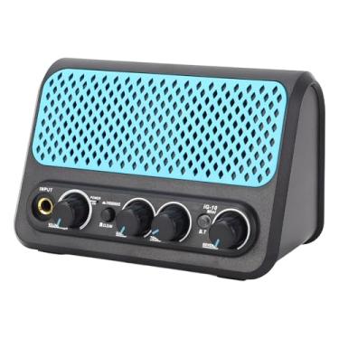 Imagem de Mini Amplificador de Guitarra, Amplificador de Guitarra Elétrico Portátil Bluetooth Com Efeitos de Limpeza, Distorção, Overdrive e Reverb, Amplificador de Guitarra Recarregável