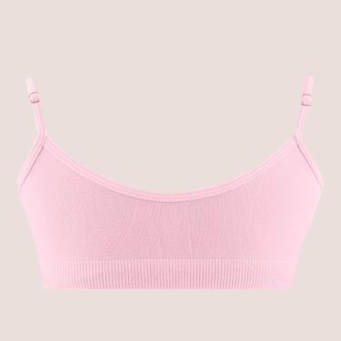 Imagem de Sutiã Infantil Regulável Zee Rucci Toque Macio Sem Costura, Rosa, P