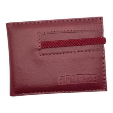 Imagem de Carteira Masculina Compacta material sintético RFID 6 Cartões CNH Nota
